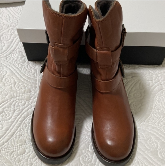 NEW Kurt Geiger London double strap biker boots - Picture 6 of 13